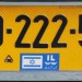 A partir de 2017, il y aura huit chiffres sur les plaques d'immatriculation israélienne. Crédit photo: Wikimédia